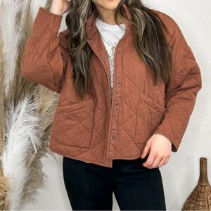 Z Supply Maya Quilted Jacket. Size M.